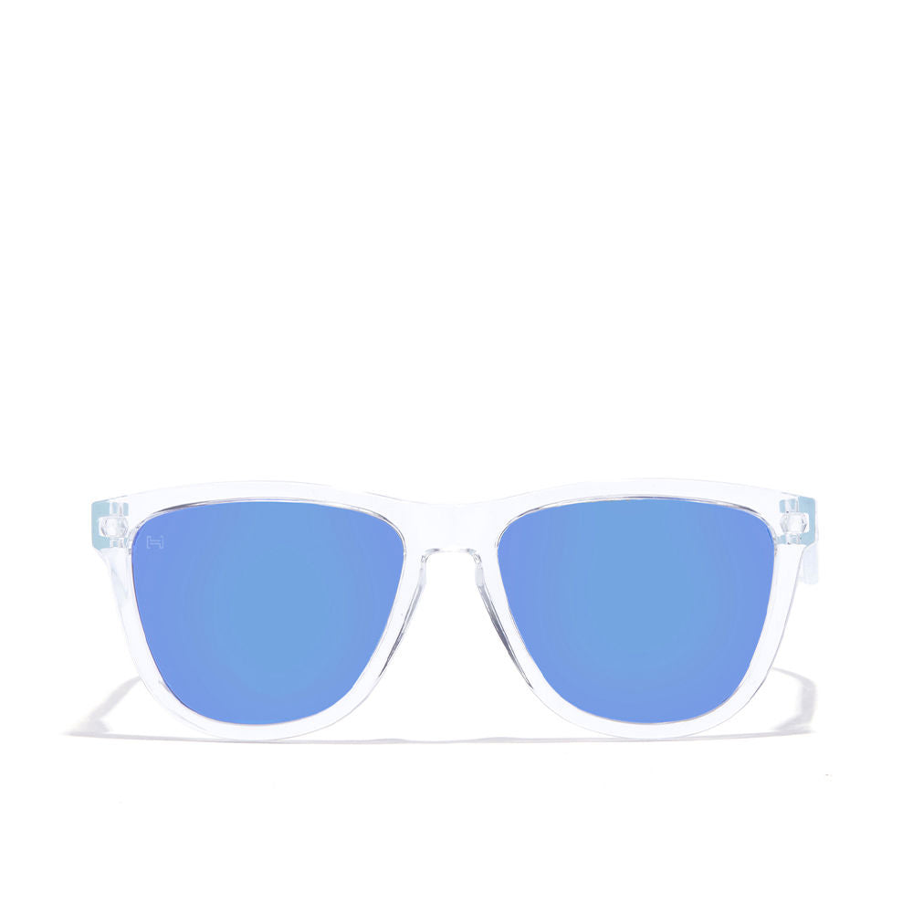 Black square nylon sunglasses, Unisex, 55.7mm lenses, 17mm bridge