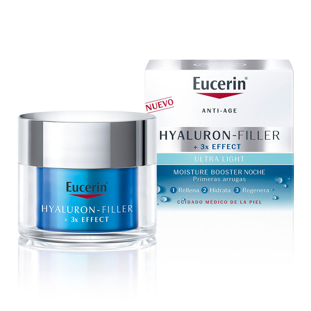 50 ml jar of night cream; hydrating formula with hyaluronic acid and glycerin