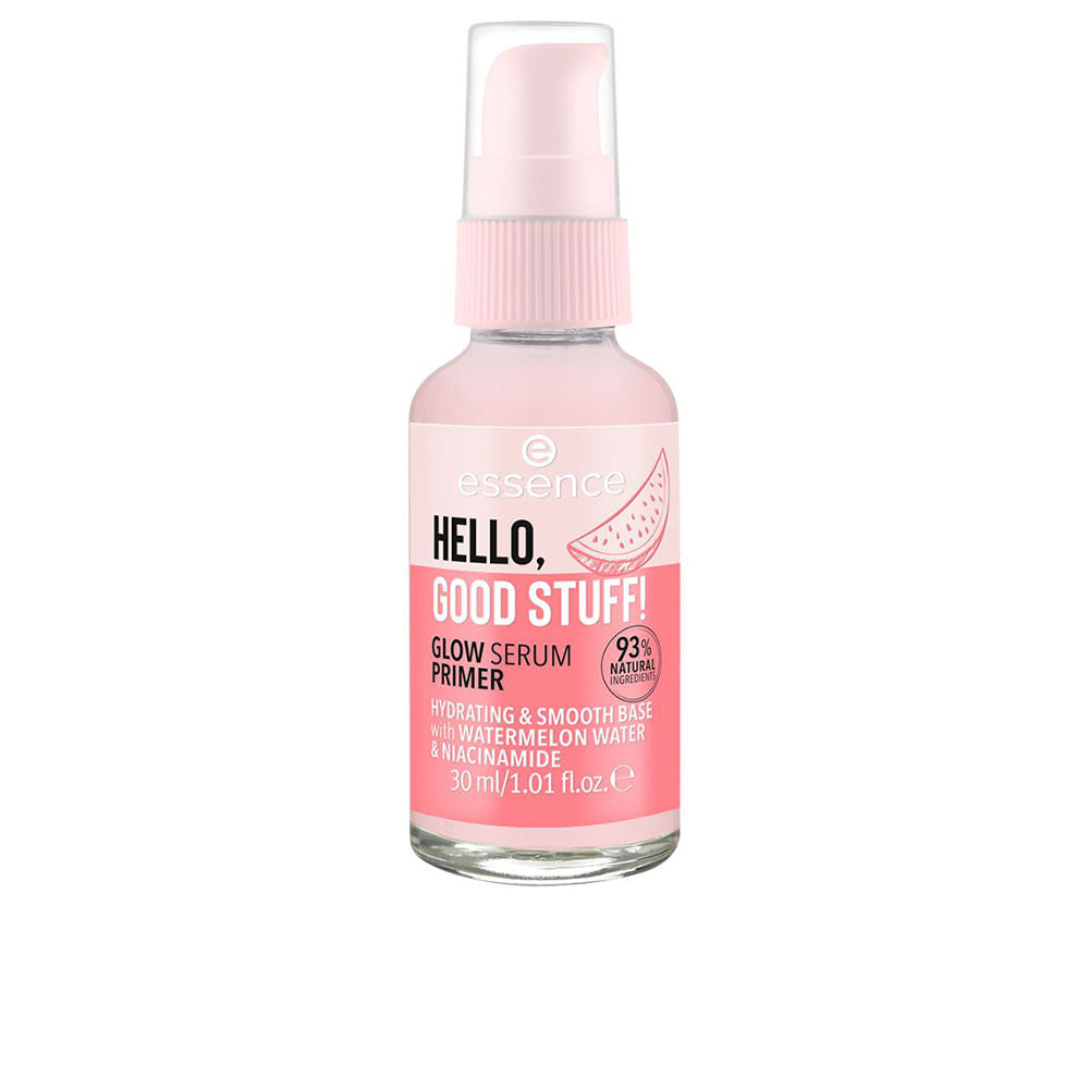 30 ml clear gel serum primer with watermelon and niacinamide, lightweight texture