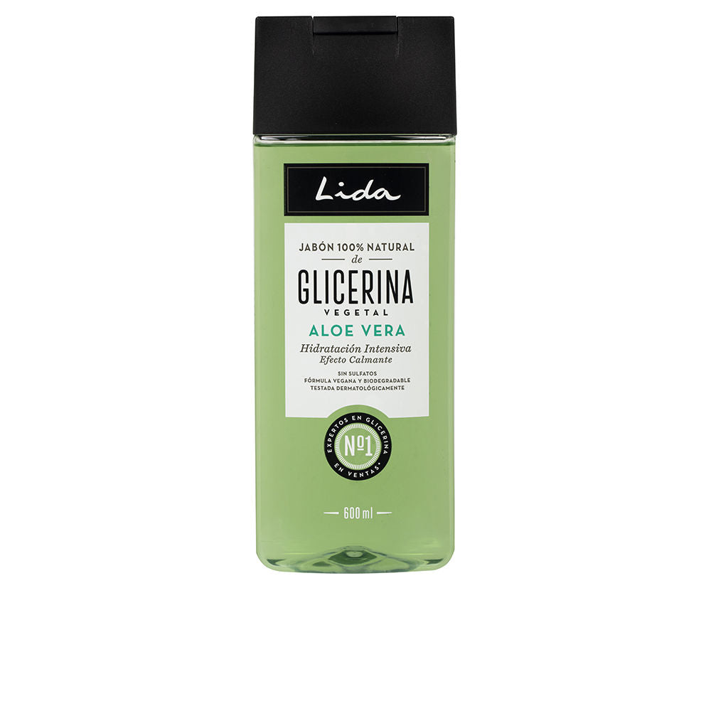 600 ml clear liquid soap bottle with aloe and glycerin, Unisex
