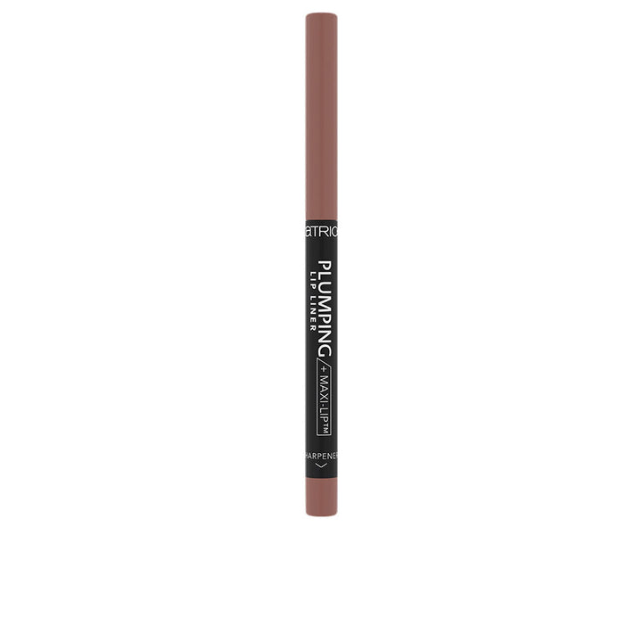 Automatic plumping lip liner pencil, brown shade, 0.35 g, satin-matte finish