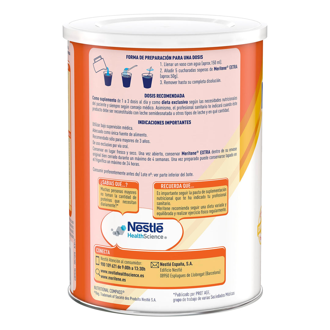 450 g vanilla nutritional powder pouch for Unisex, protein and vitamins