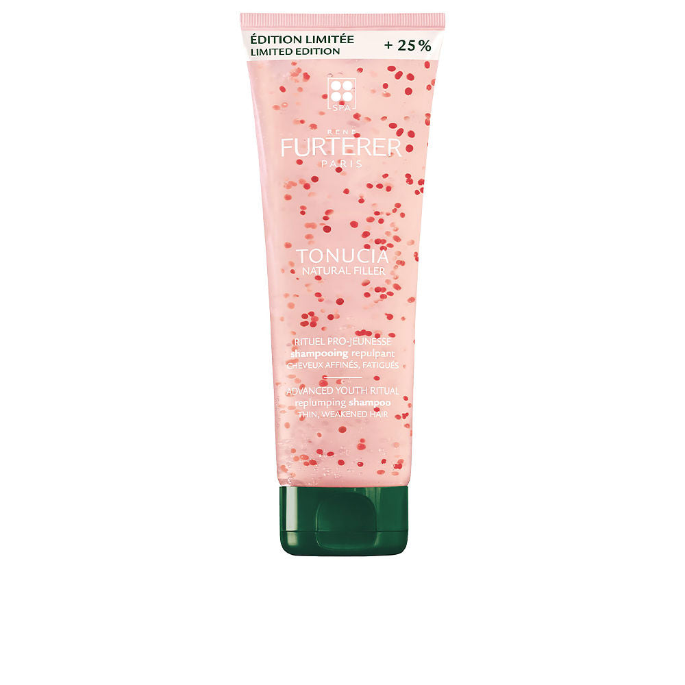 250 ml shampoo bottle with orange microbeads, tamarind seed extract, Unisex daily fortifying formula