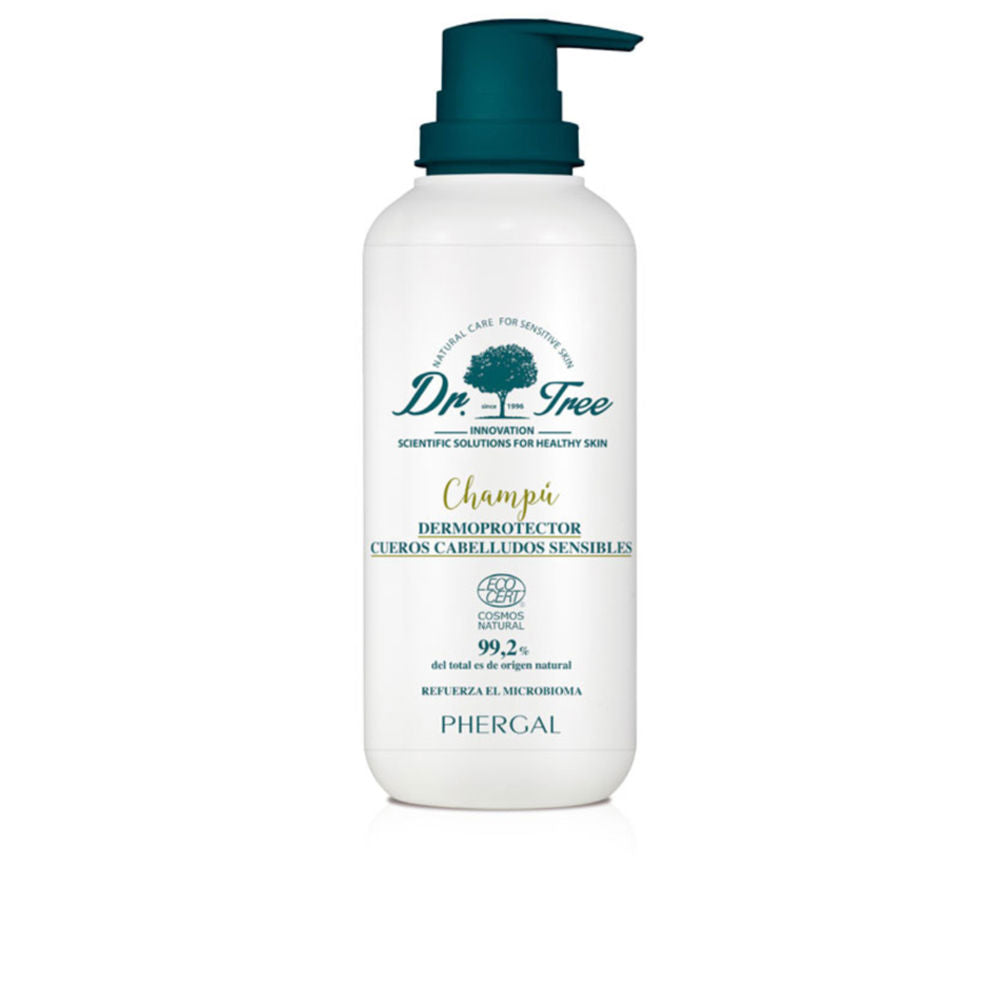 400 ml opaque shampoo bottle for sensitive scalp, Unisex prebiotic formula