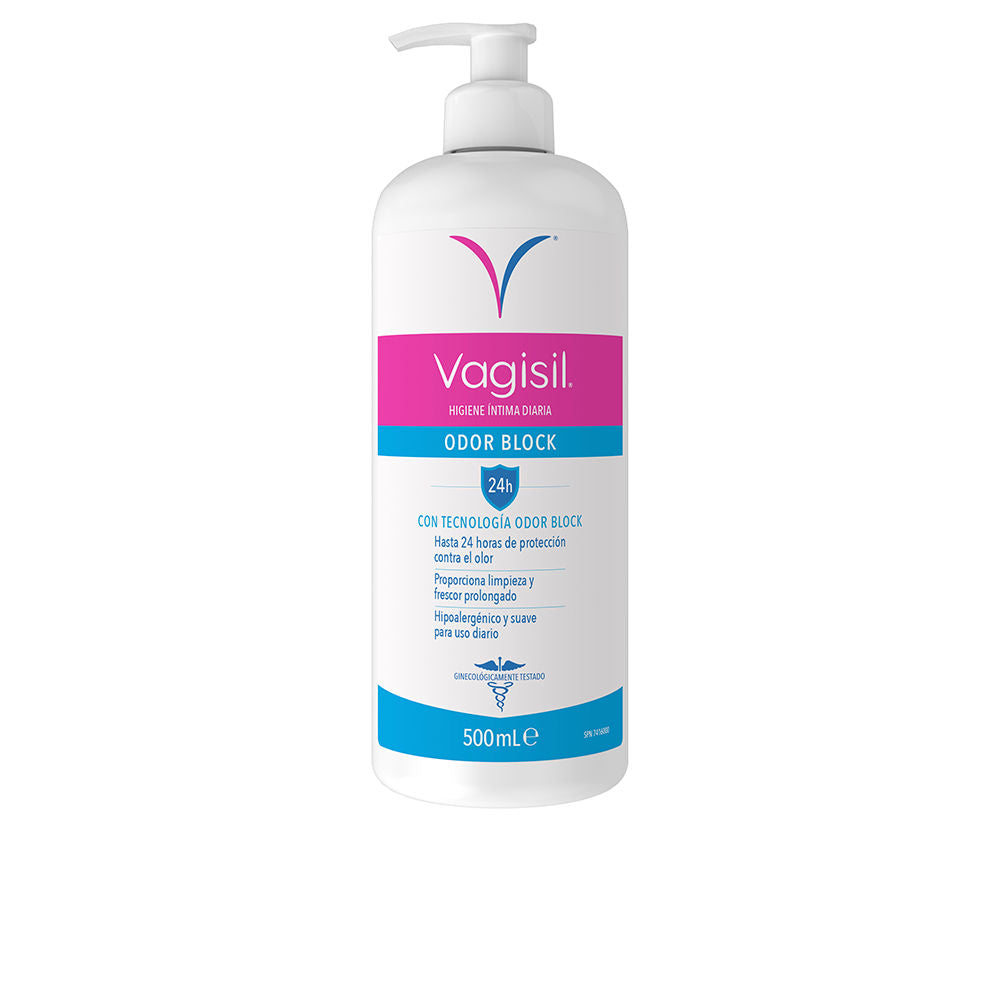 500 ml cream intimate cleansing gel bottle with botanical extract highlights