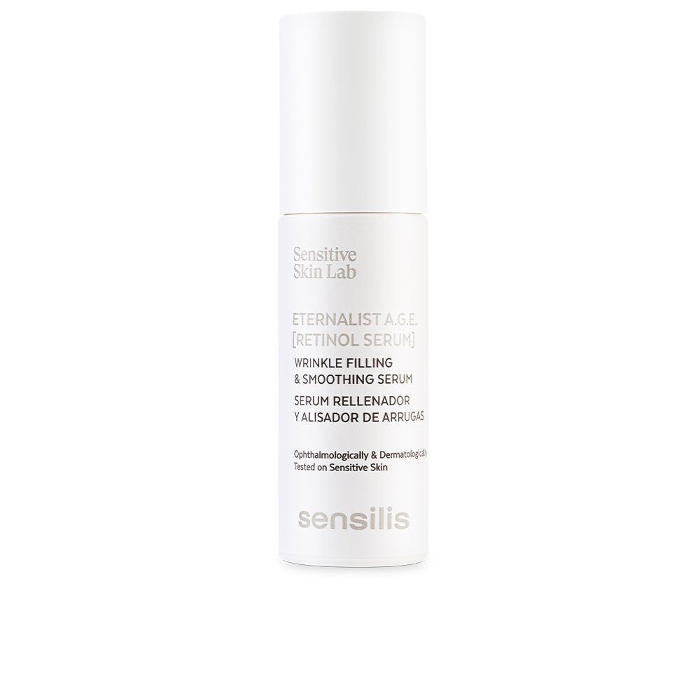 30 ml smoothing face serum bottle, lightweight emulsion, for sensitive eye and lip contour