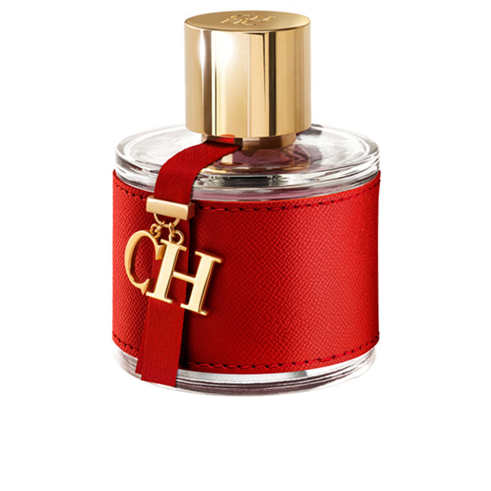 100 ml leather-wrapped glass fragrance bottle, gold metal cap, Floral Oriental scent
