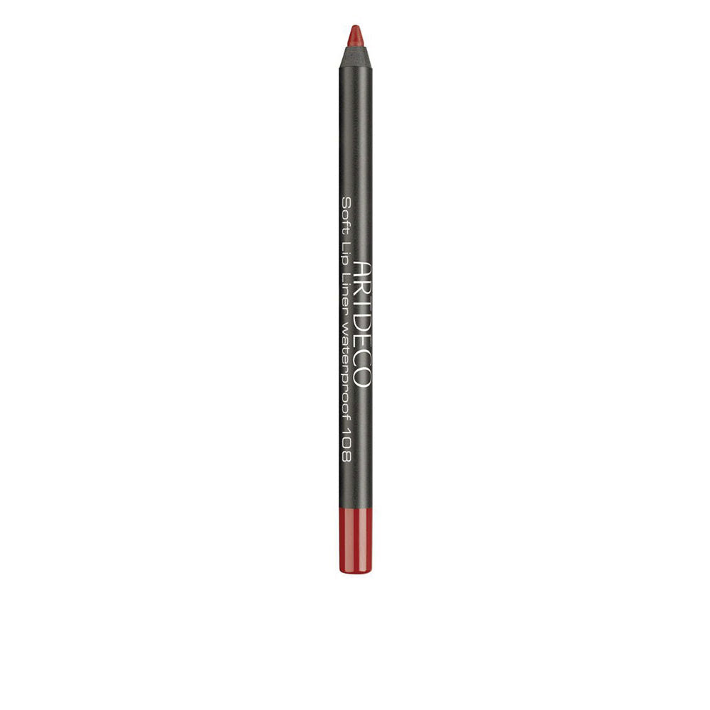 Slim waterproof cream lip liner pencil in Fireball, 1.2 g, red shade