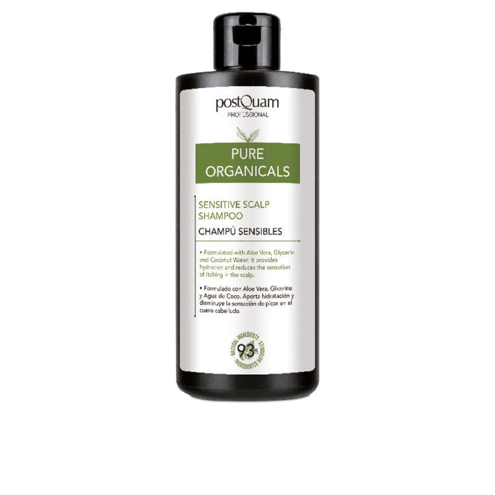 400 ml clear shampoo bottle labelled aloe hydrating scalp shampoo for Women