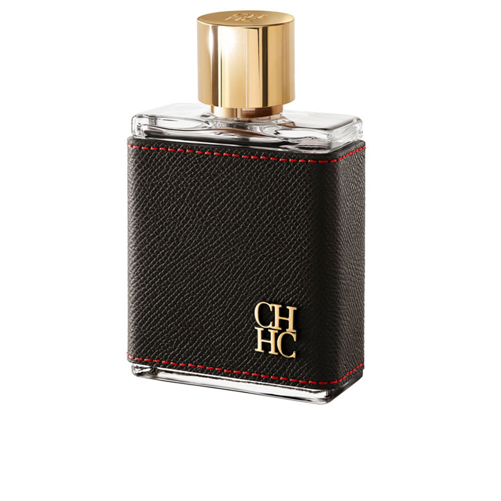 Clear glass 100 ml perfume bottle with silver cap; spiced oriental fragrance details