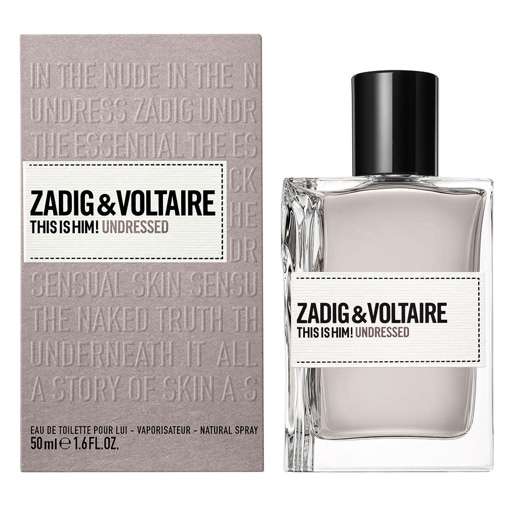 Bottle of This is Him! Undressed by Zadig &amp; Voltaire, woody-amber men&