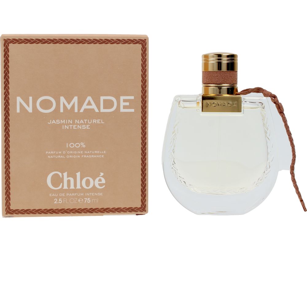 50 ml clear glass bottle of Jasmine Naturelle Intense EDP with recycled packaging