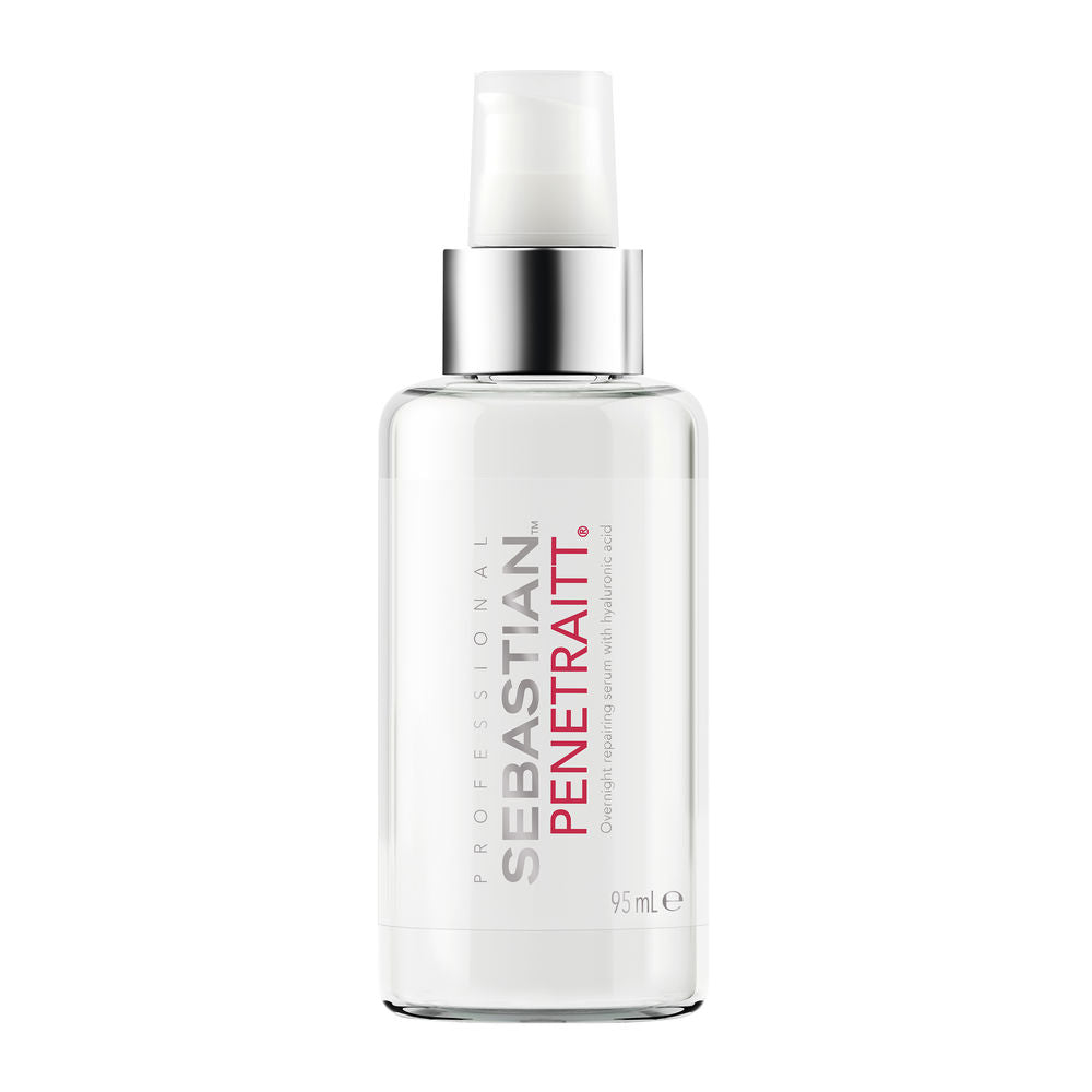 Clear pump serum bottle, hyaluronic and niacinamide repair treatment, 95 ml