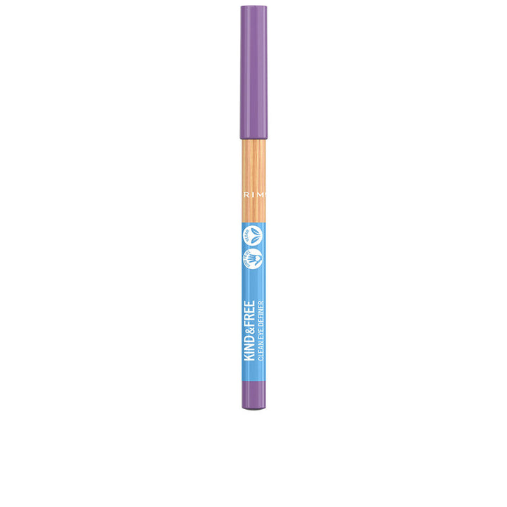 Unisex cream gel eye pencil in grape shade, 1.1 g, FSC wood casing