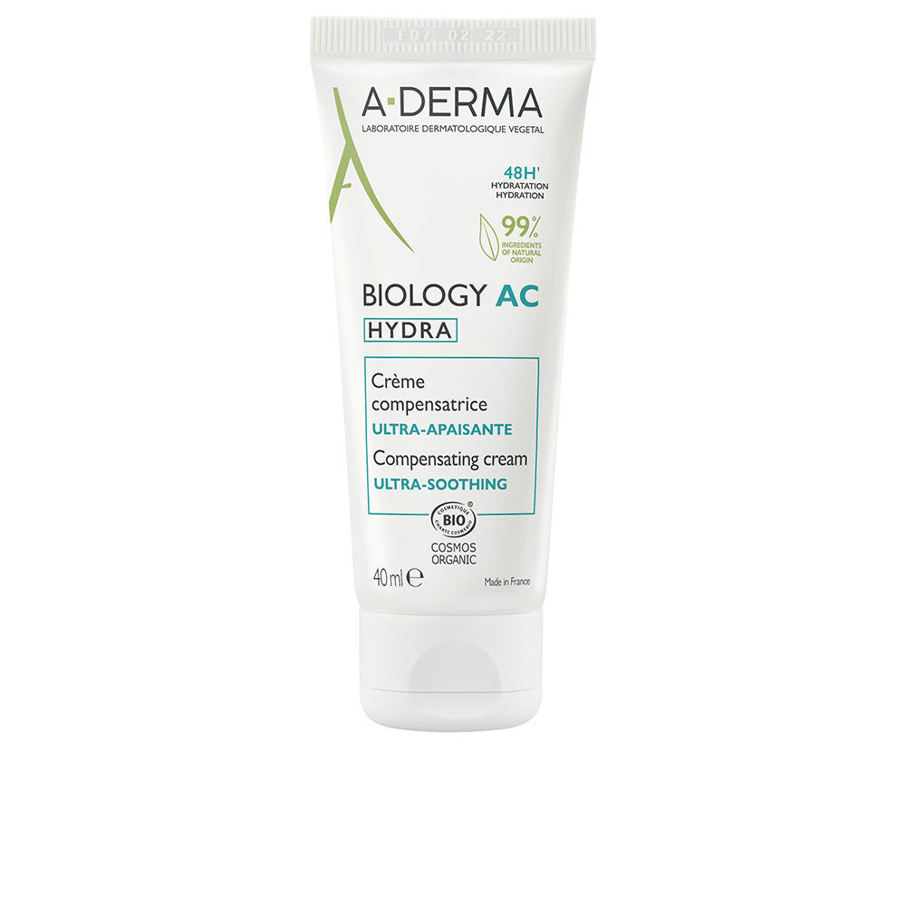 40 ml tube of ultra-calming hydrating face cream for sensitive skin, neutral packaging