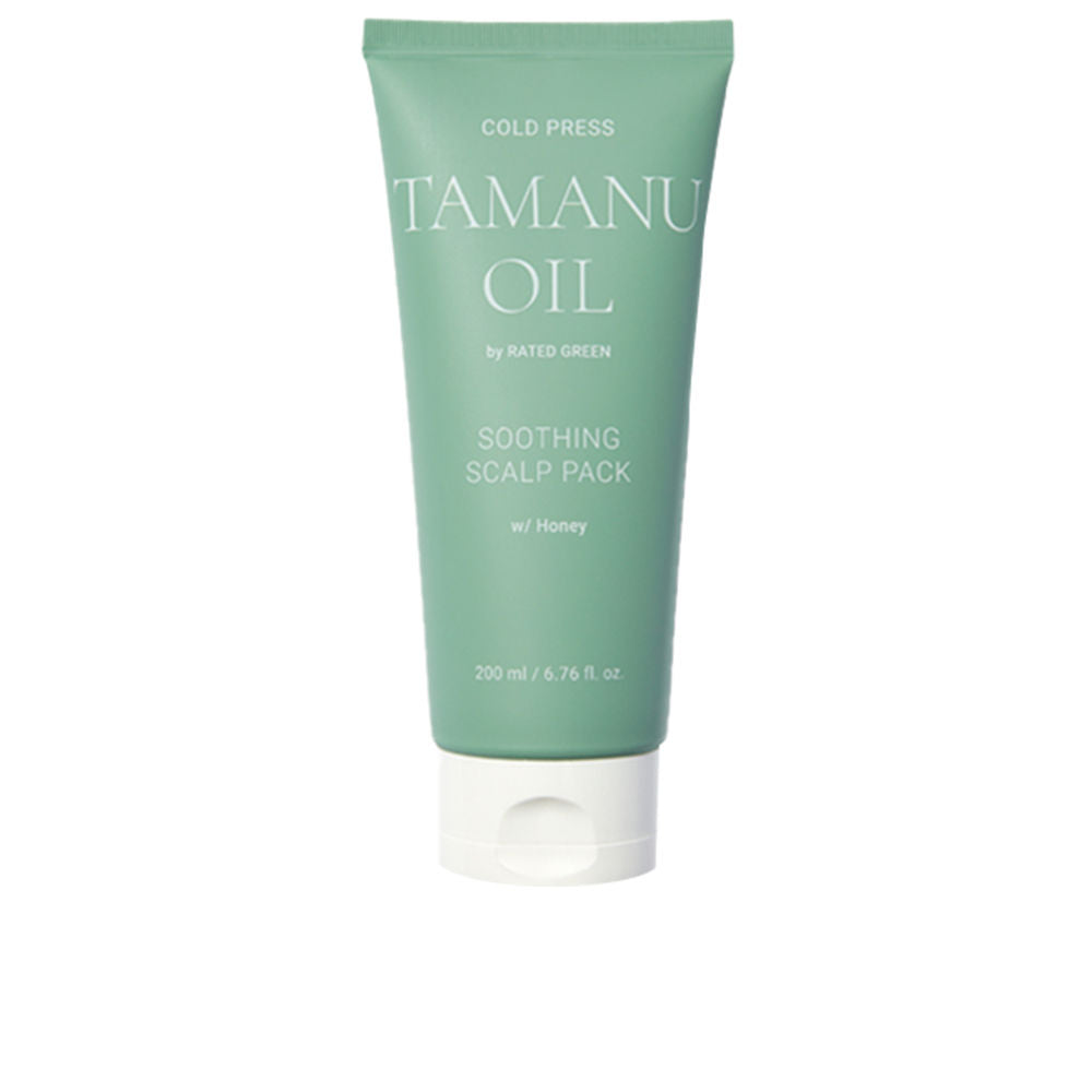 200 ml bottle of cold‑pressed tamanu scalp oil with botanical oil blend