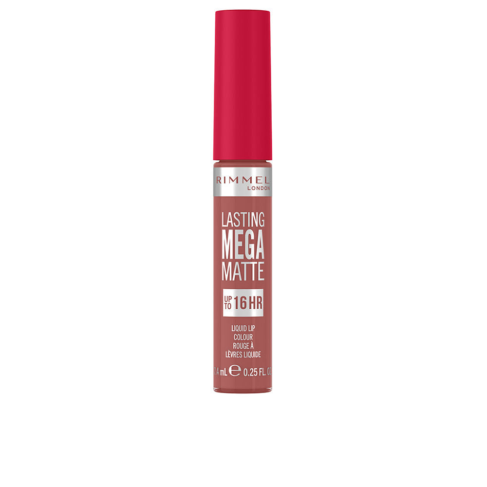 Slim matte lipstick tube, pink shade, precision applicator, 7.4 ml