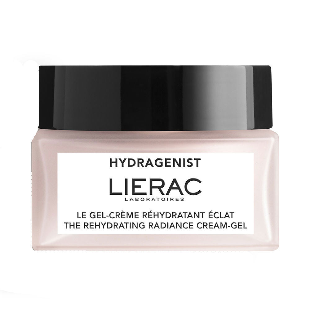 50 ml translucent jar of ultralight hydrating gel‑cream, 98% natural origin