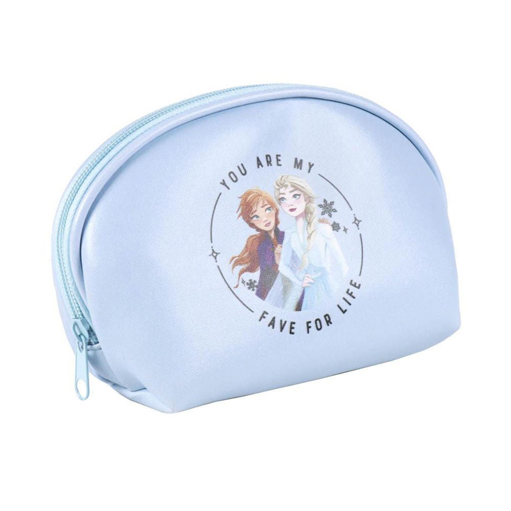 Small Minnie-design coated canvas travel wash pouch, 23×15×8 cm, top zip