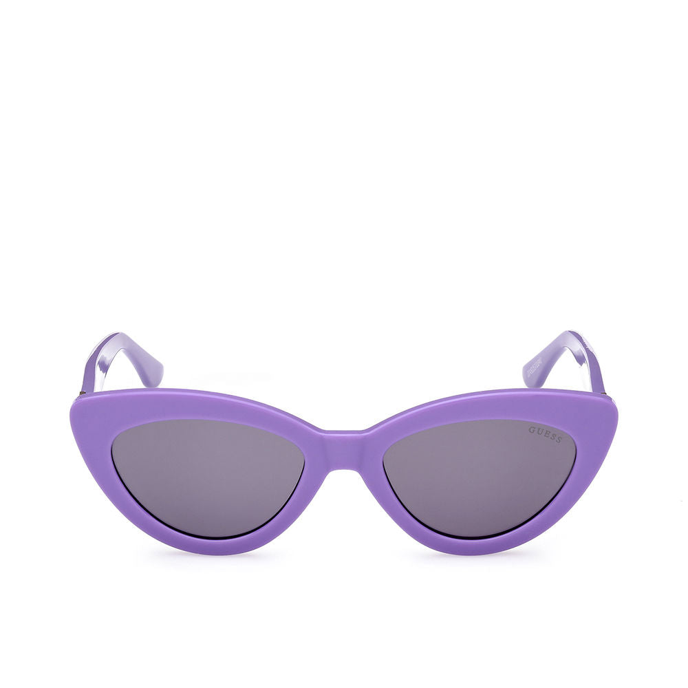 Lilac cat‑eye sunglasses with violet lenses, 52 mm lenses, 145 mm temples