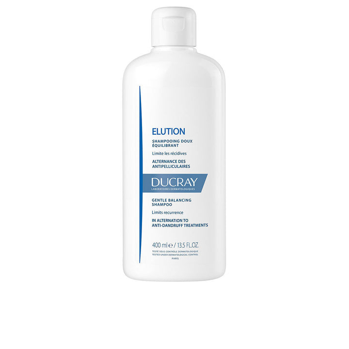 400 ml pale bottle of gentle anti‑dandruff shampoo for sensitive scalps, Unisex