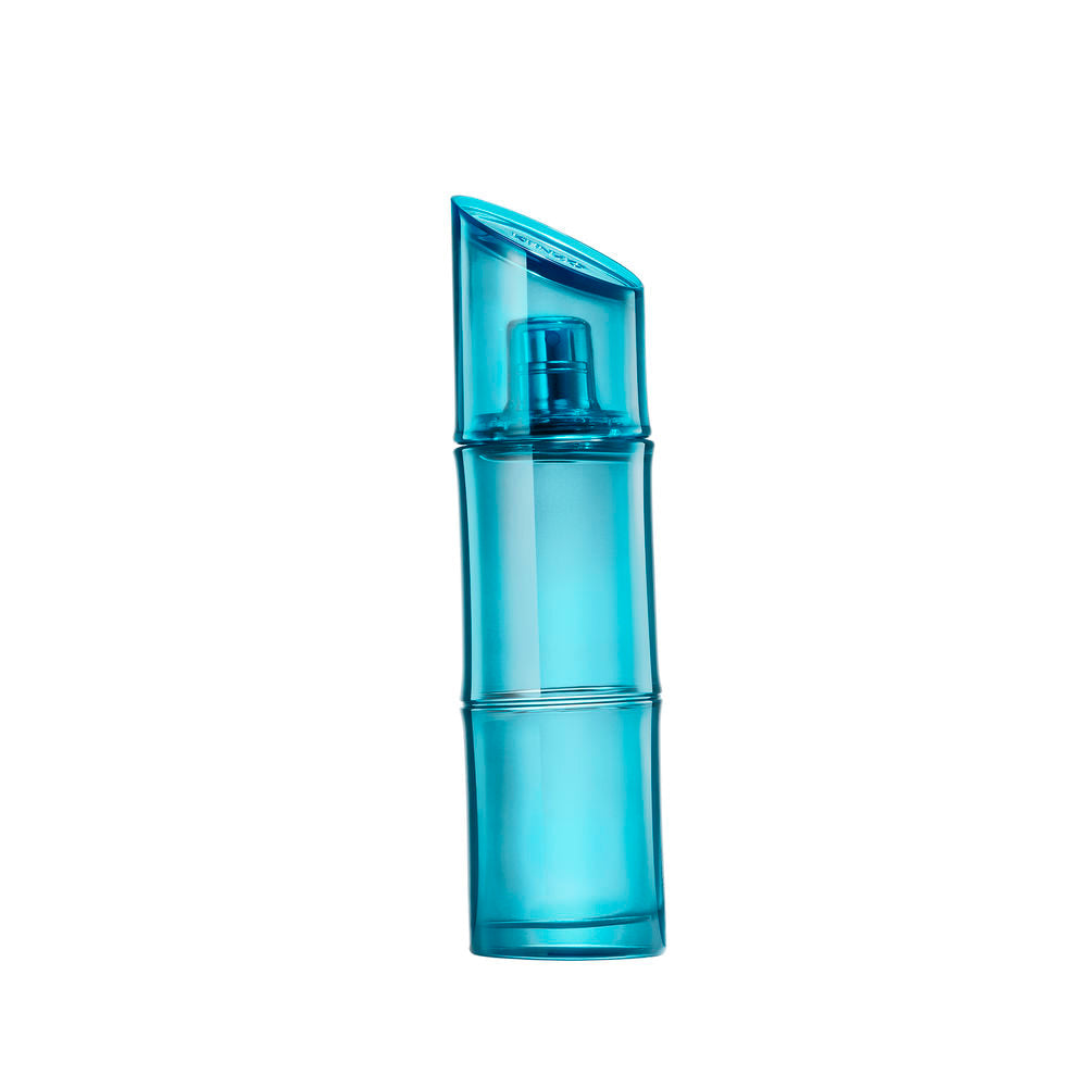 Translucent blue-green 60 ml spray bottle; marine, woody men&