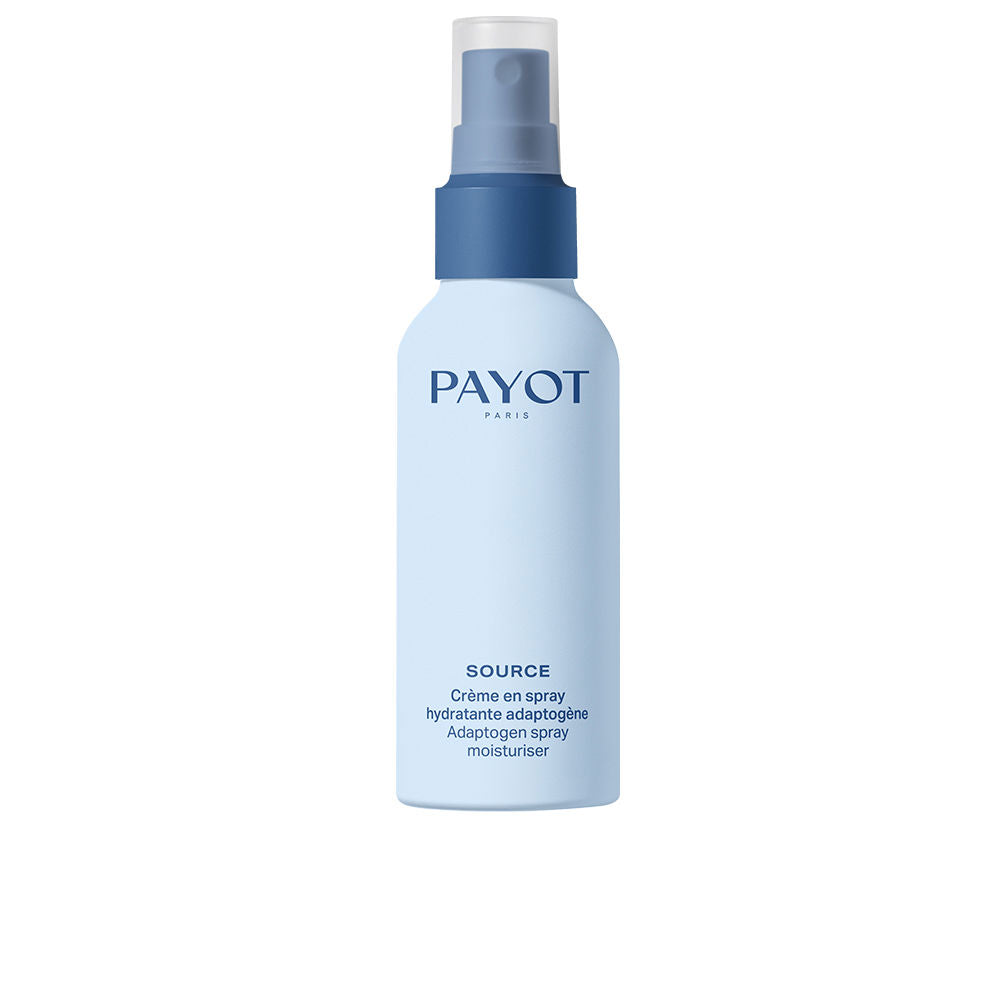 40 ml translucent spray bottle of adaptogen moisturiser with lightweight mist
