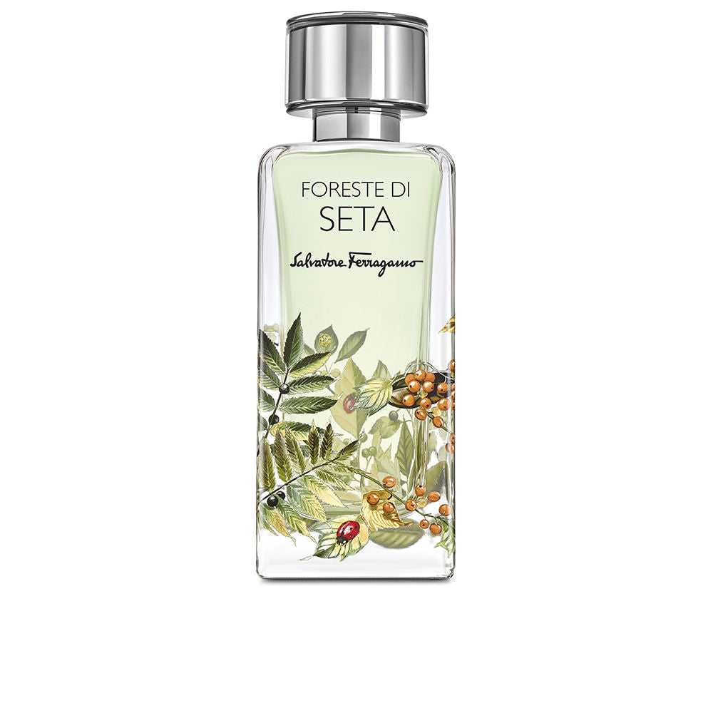 Clear 100 ml perfume bottle labelled Sage Nut Vetiver, unisex woody fragrance