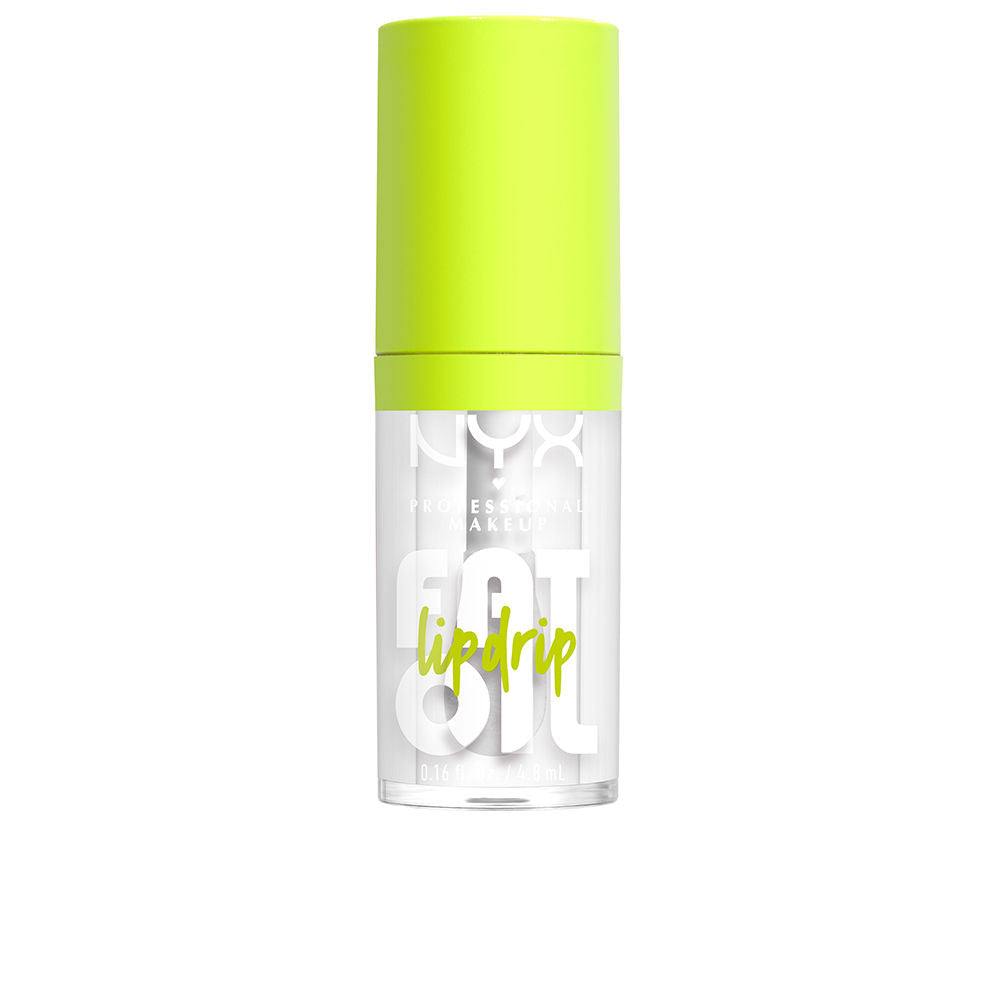 Clear glossy lip oil tube, 4.8 ml, transparent high‑shine finish, Unisex