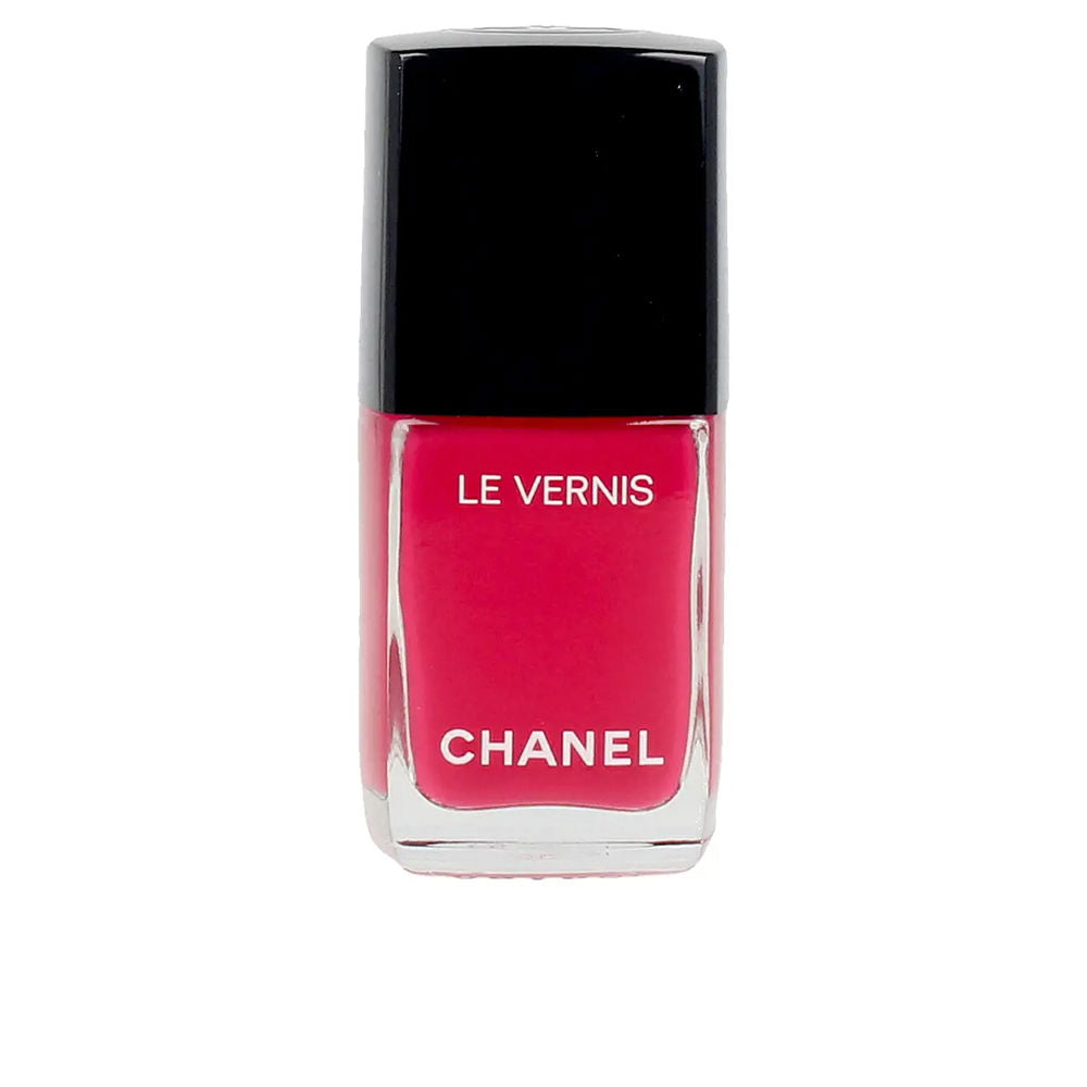 13 ml red cream nail lacquer with precision brush, glossy finish