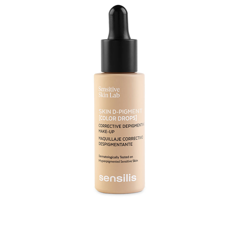 30 ml tube of peach-rose pigment drops, liquid corrective foundation