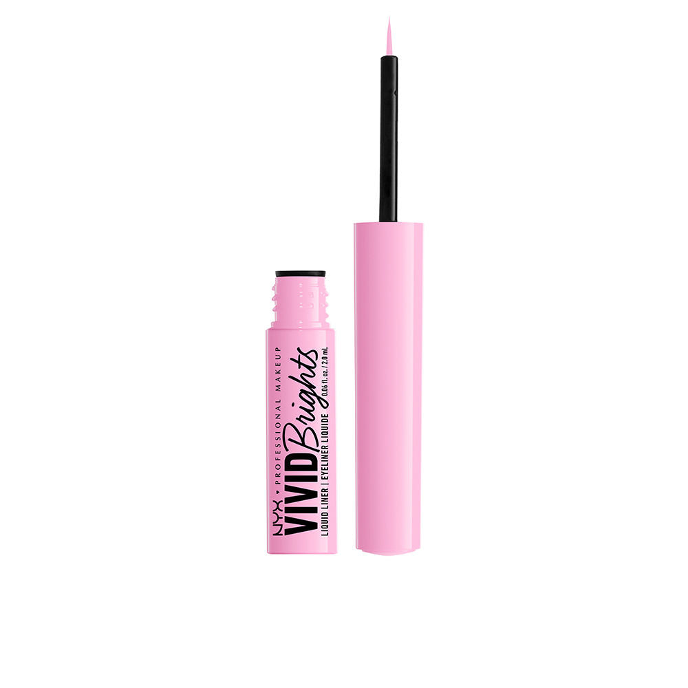 Slim liquid eyeliner pen with fine brush tip in Sneaky Pink, 2 ml