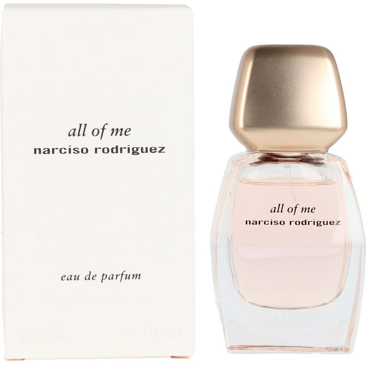30 ml refillable perfume bottle with rose and geranium notes, floral packaging