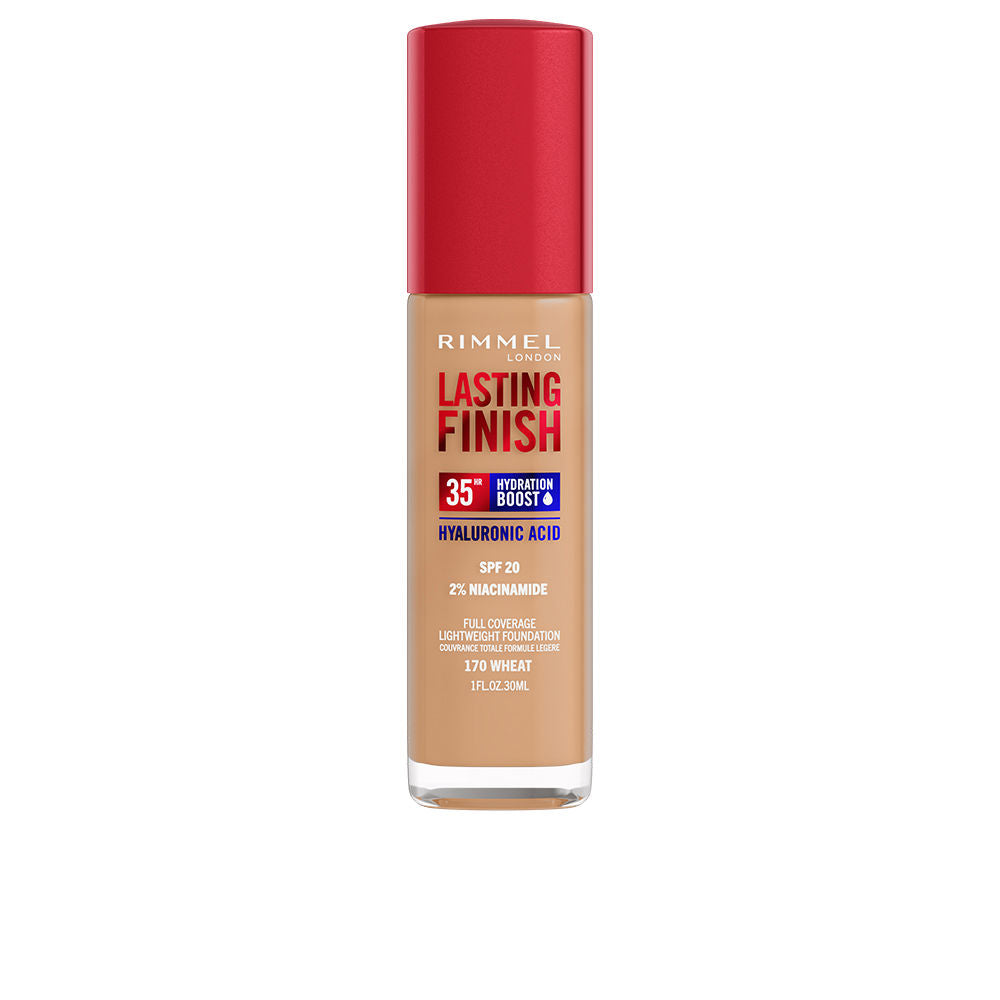 30 ml pump bottle of hydrating long‑wear foundation, shade 170 Wheat, Unisex