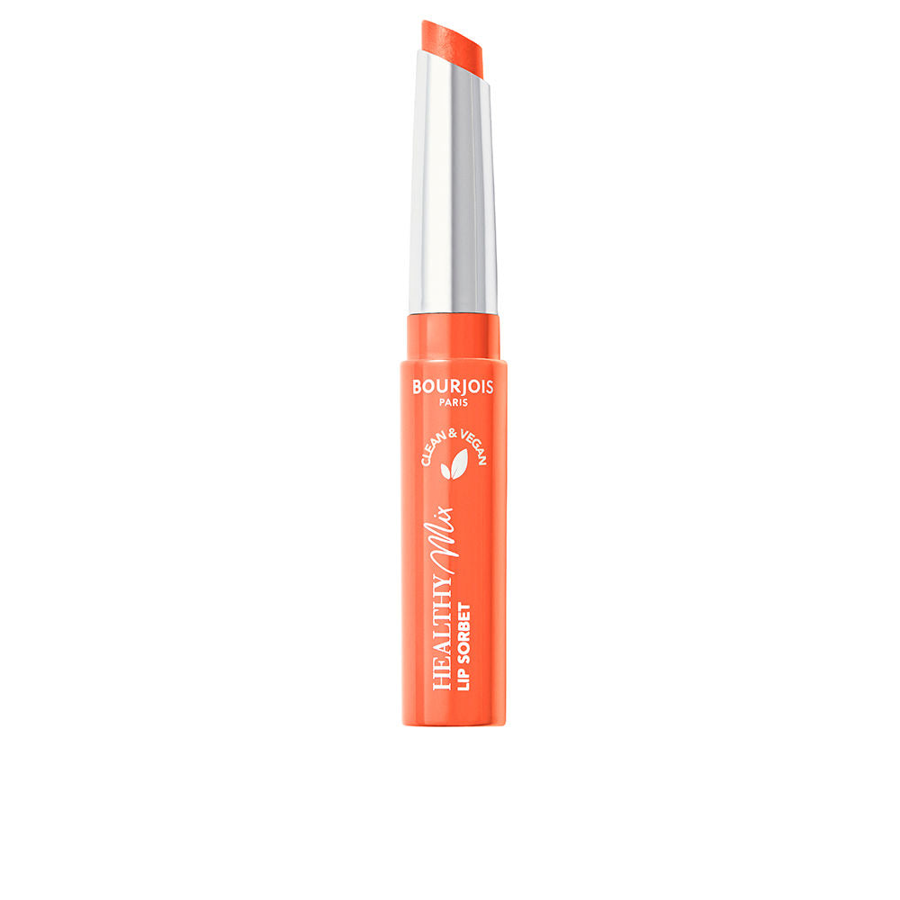 Coral-cream tinted lip balm stick, 7.4 g, compact vegan formula