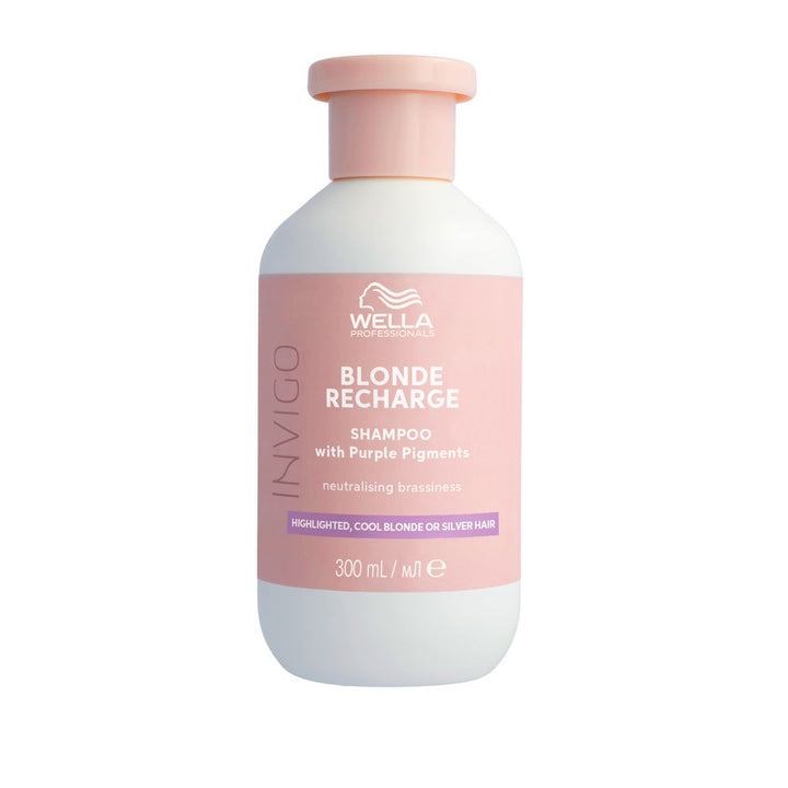 300 ml purple-tinted shampoo bottle for blonde hair toning, unisex