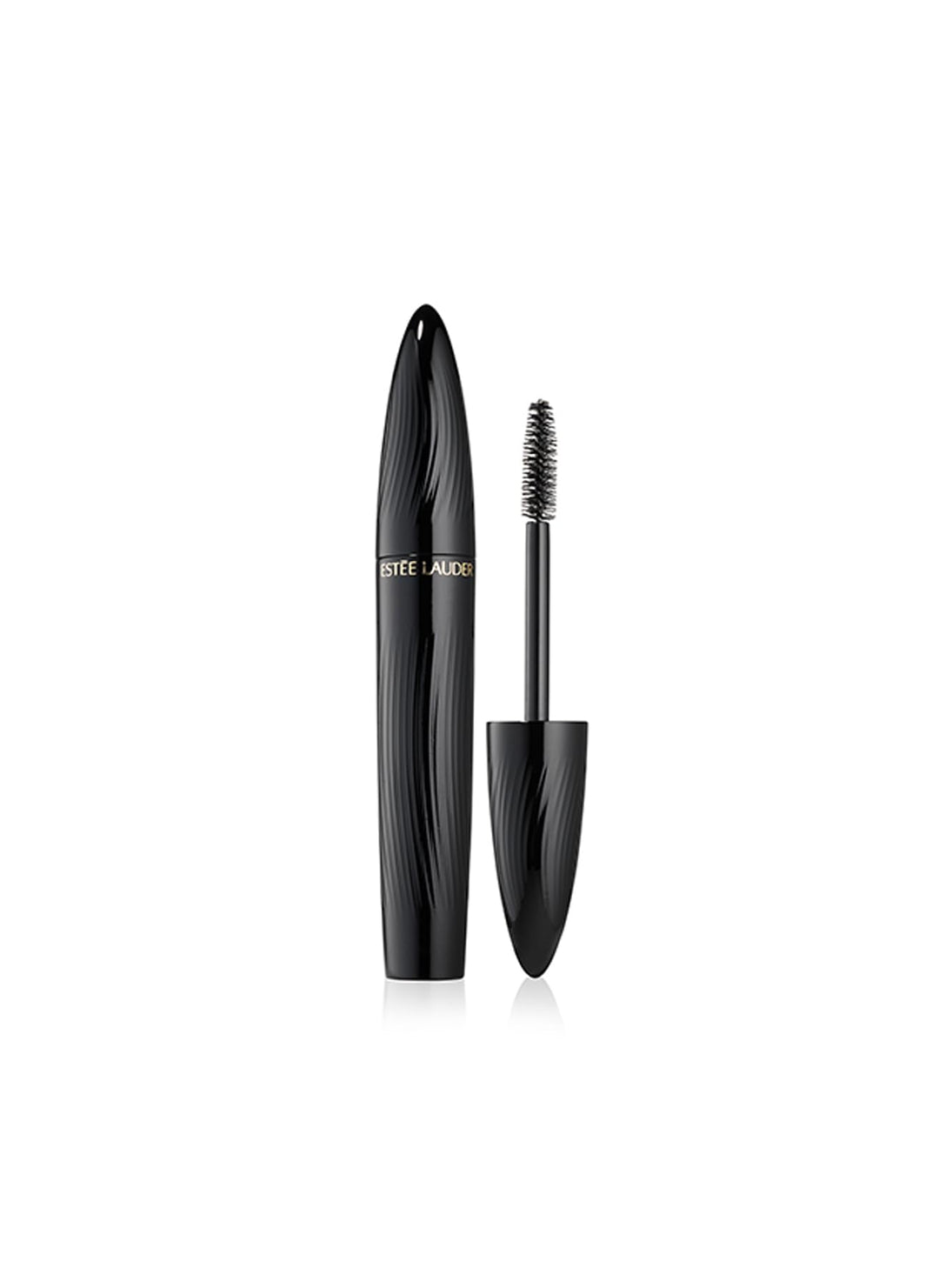 Black mascara tube with curved TurboBrush wand, 8 ml, Unisex