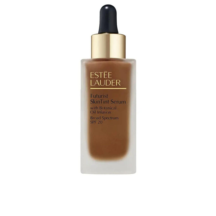 30 ml tinted SPF20 serum pump bottle, light amber shade, Unisex