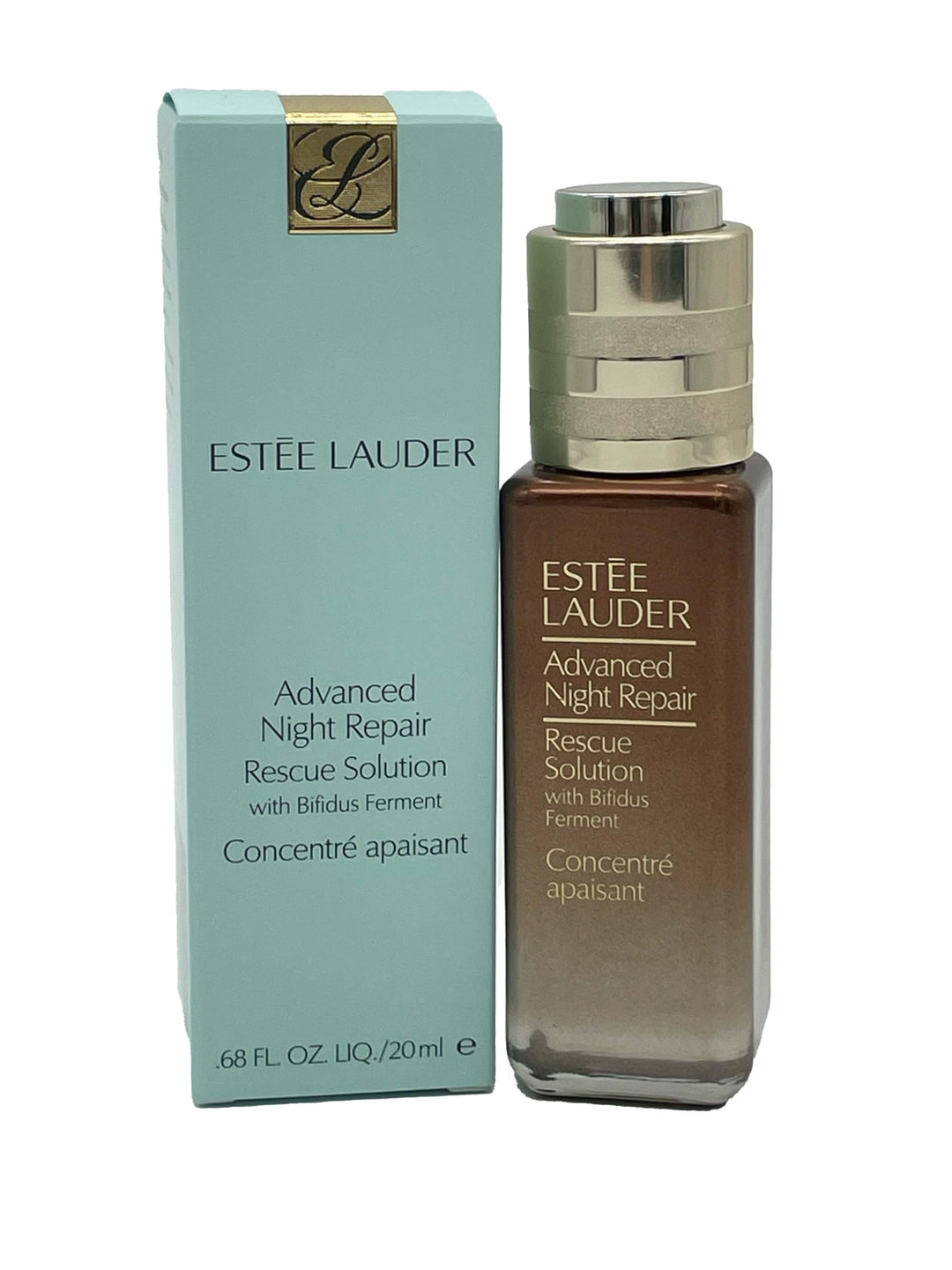Estée Lauder Rescue Solution Serum bottle with lightweight fluid for calming sensitive skin