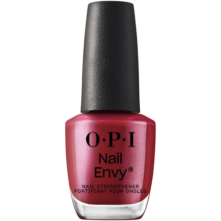15 ml bottle of clear strengthening nail treatment lacquer, glossy finish
