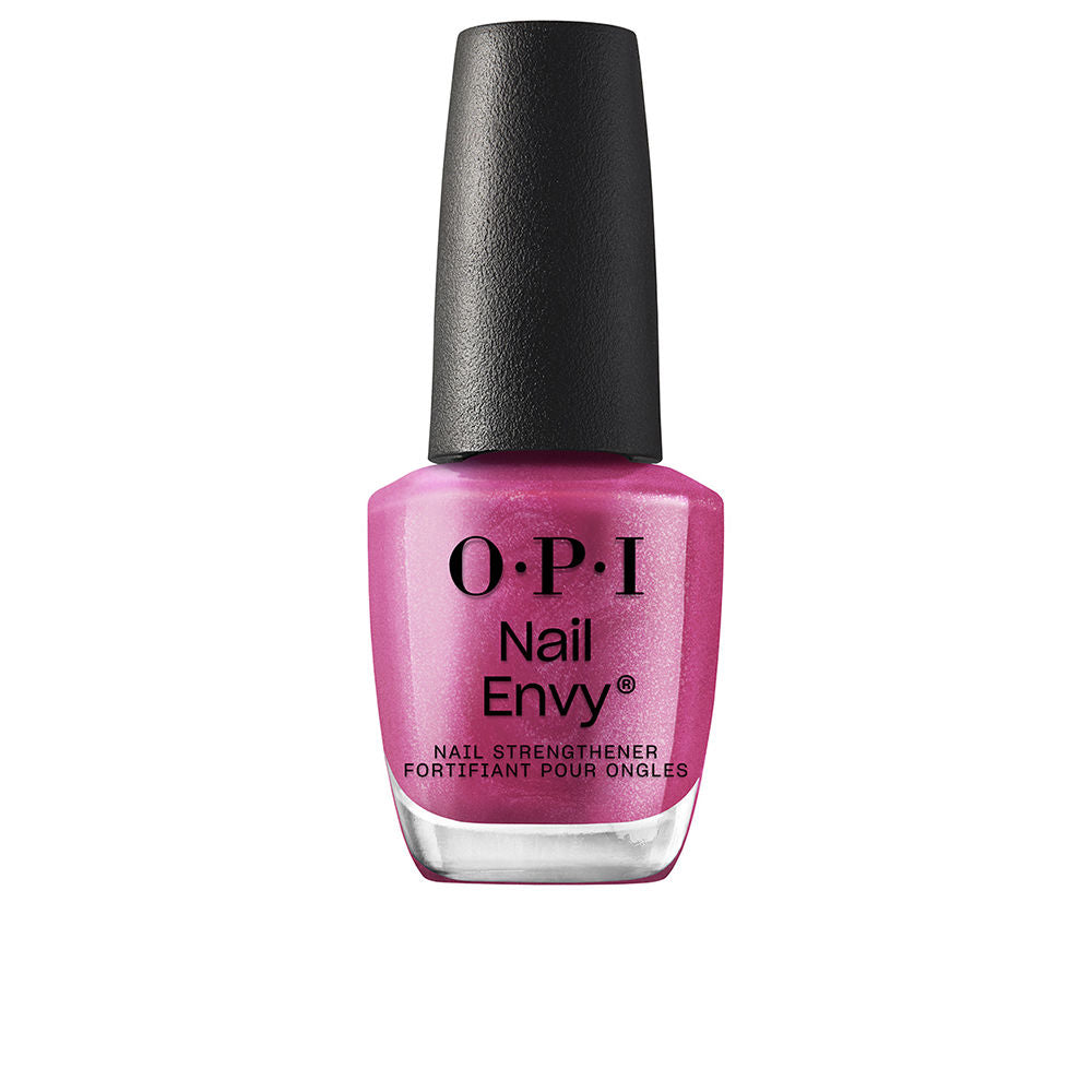 15 ml bottle of powerful pink strengthening nail lacquer, glossy finish