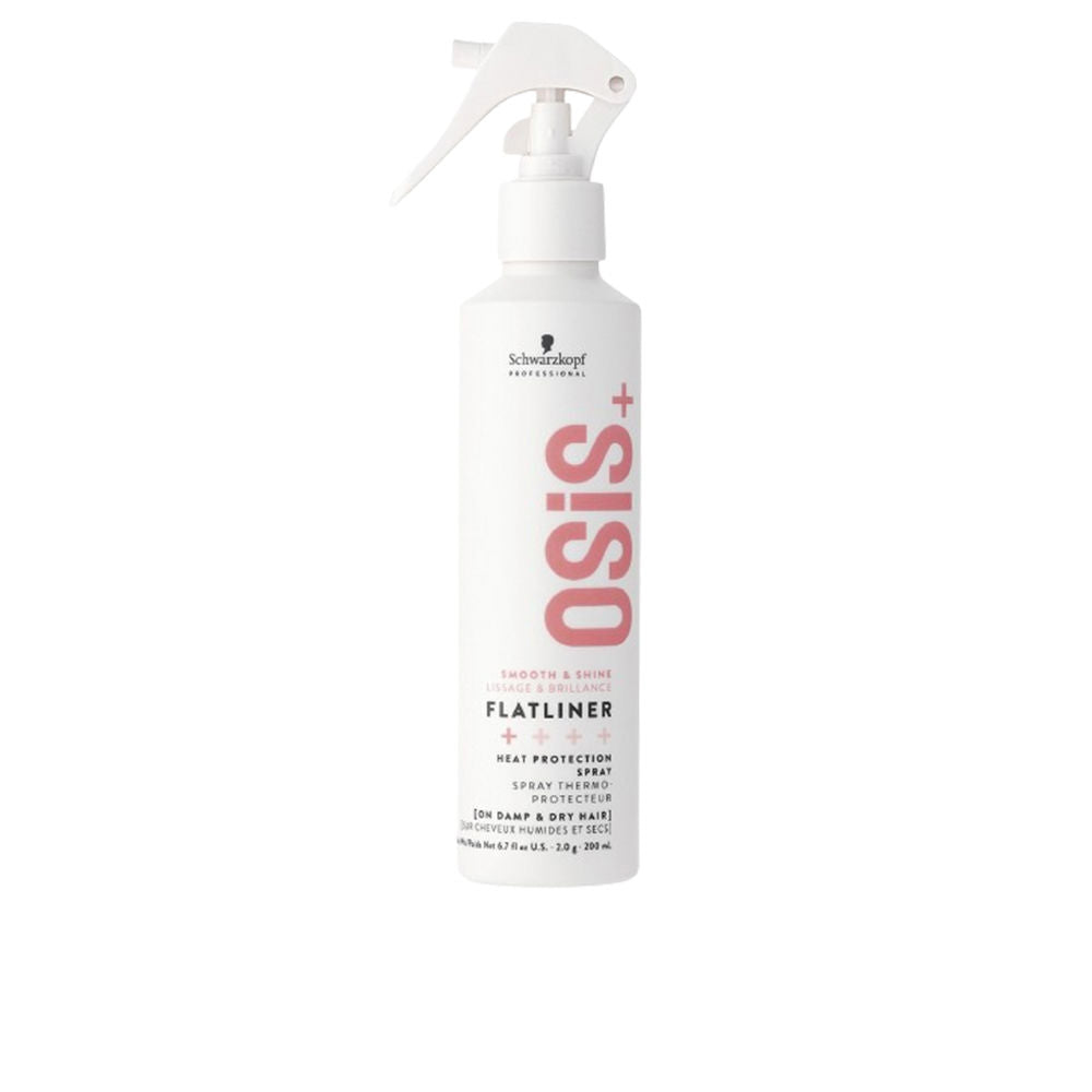 200 ml clear thermal protection hair spray in aerosol bottle, unisex use