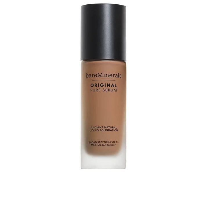 30 ml lightweight serum-tint foundation in Medium Deep Cool, SPF 20, glass bottle