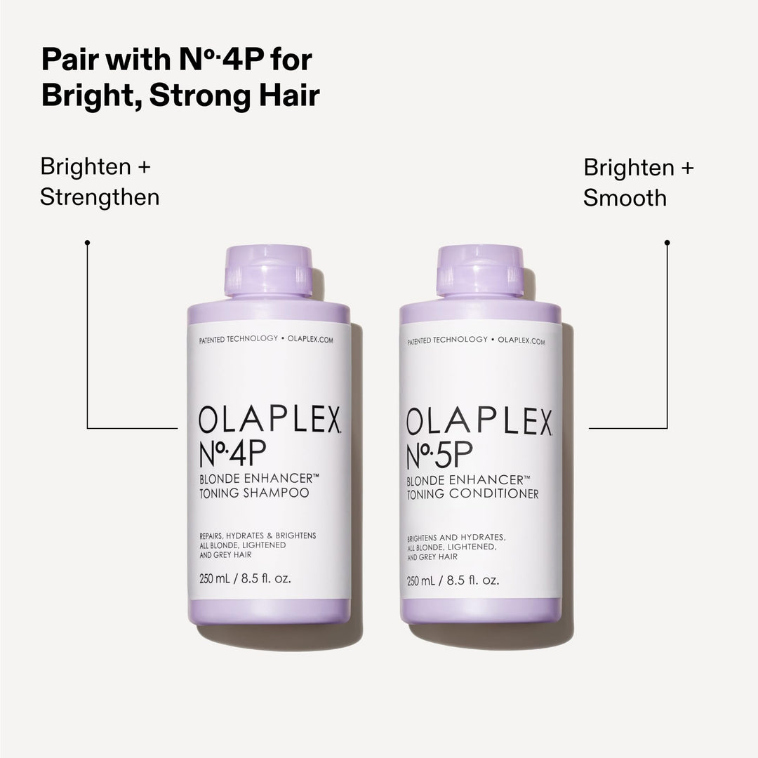 Tall conditioner bottle for blond and grey hair; 1000 ml, silver-lilac label