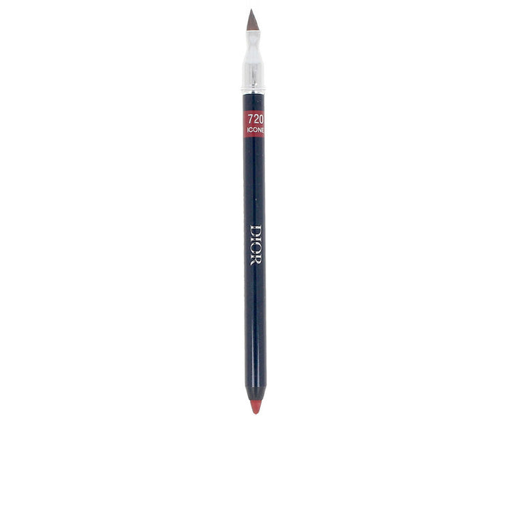 Satin cream lip contour pencil, 1.2 g, warm red shade, compact wooden pencil