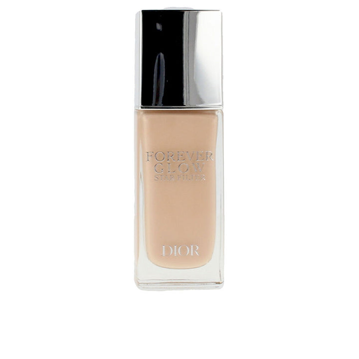 Small pump bottle of luminous liquid radiance, light-reflective pearlescent texture