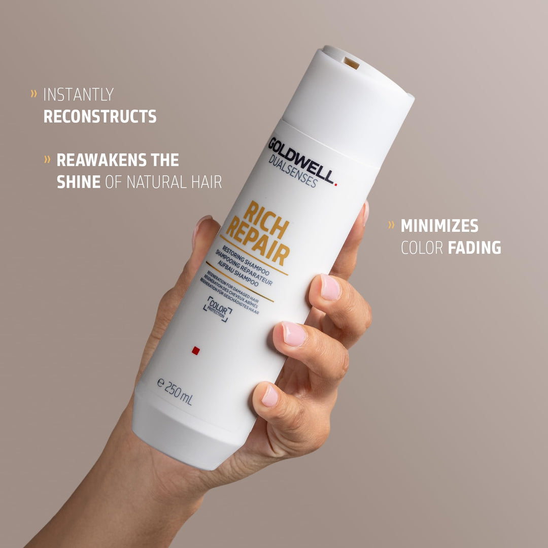 1,000 ml opaque shampoo bottle for damaged, colour-treated hair