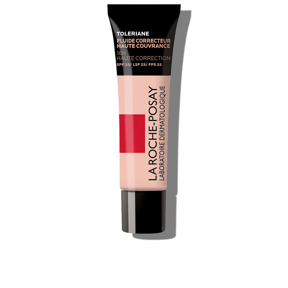 30 ml tube of high‑coverage corrective fluid SPF 25, light beige shade