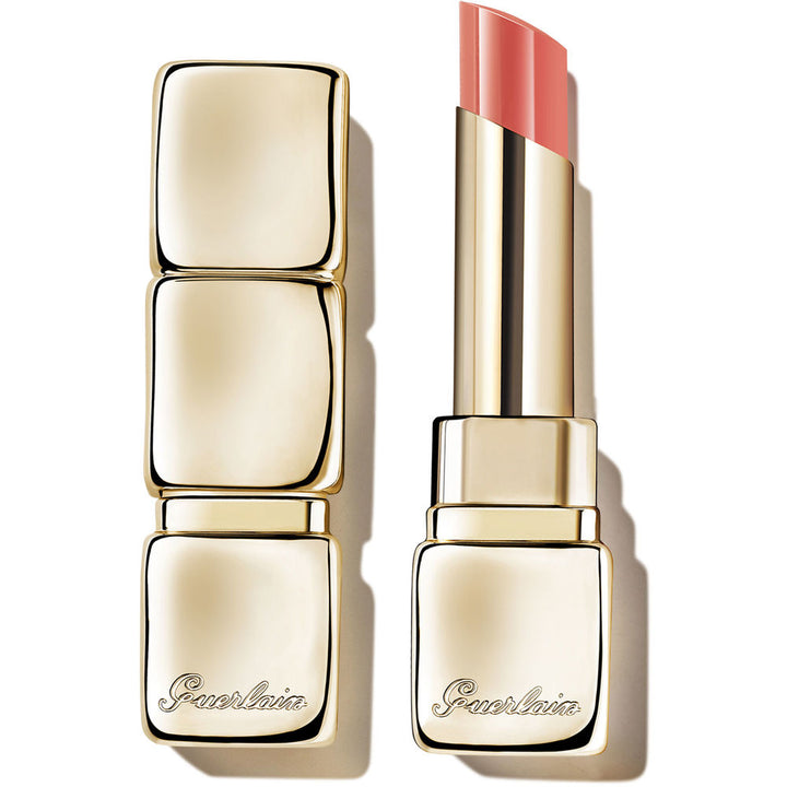 Creamy floral-scented coral lipstick stick, 3.2 g, glossy finish