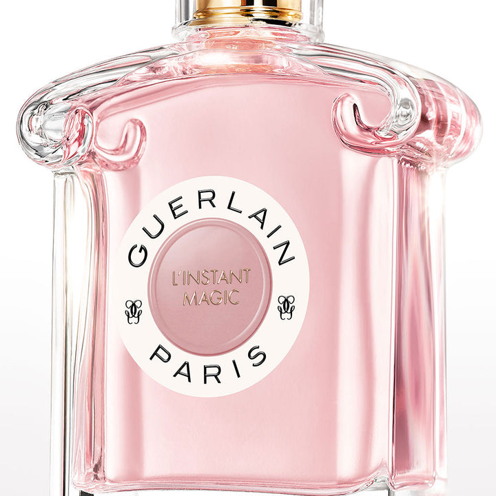 Glass perfume bottle, pale liquid, 75 ml, floral-woody fragrance for Women